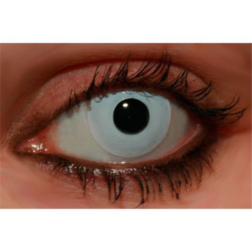 Contact Lenses Solid White