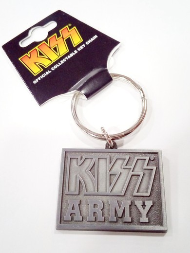Kiss Army Block sleutelhanger