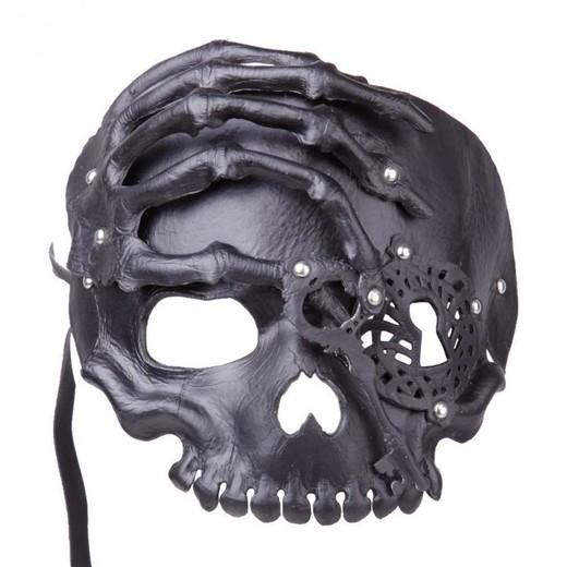 Máscara Steampunk Black Skull