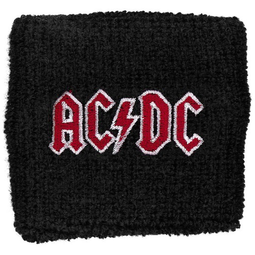 Ac/Dc - Red Logo Embroidered Wristband