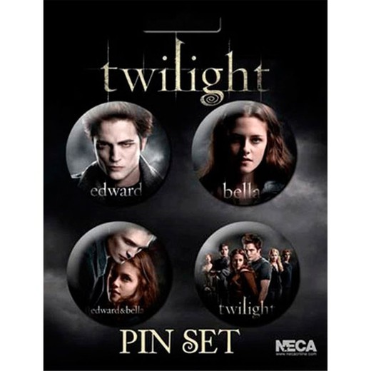 Pack 4 Twilight Pins