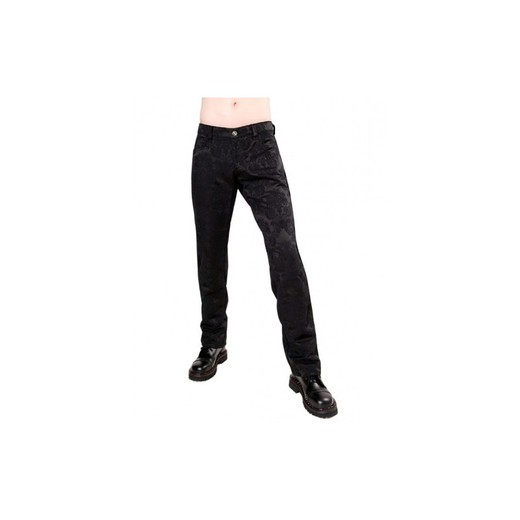 Aderlass nieuwe hipster brokaat zwarte broek