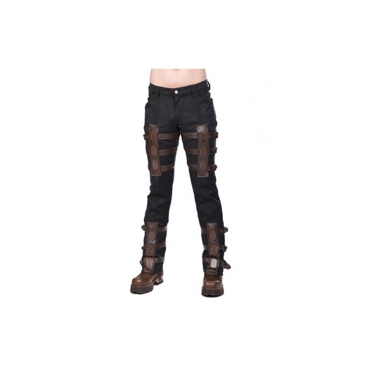 Aderlass Steampunk Pants Brocade Black