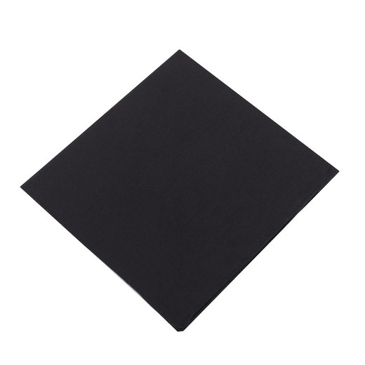 Foulard bandana noir uni