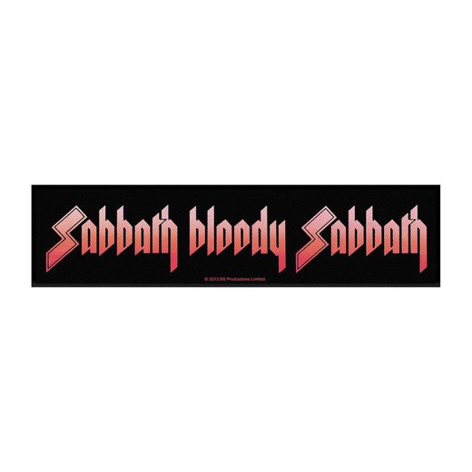Parche alargado Black Sabbath: Sabbath Bloody Sabbath (Retail Pack)