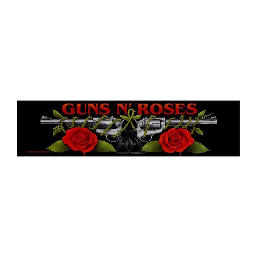 Parche alargado Guns N' Roses: Logo/Roses (Retail Pack)