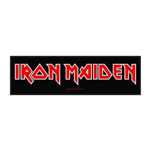 Parche alargado Iron Maiden: Logo (Retail Pack)