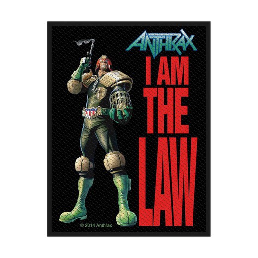 Patch Anthrax - Je suis la loi