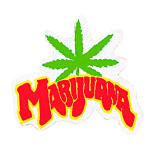 Marihuana blad patch