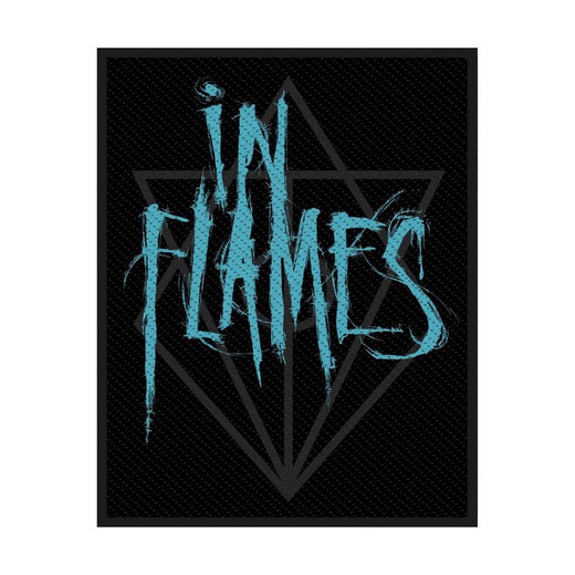 IN FLAMES SCRARTCHED LOGO PATCH