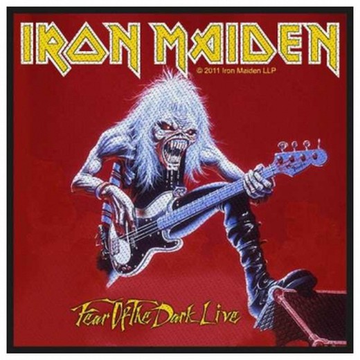 Iron Maiden-patch - Fear Of The Dark Live