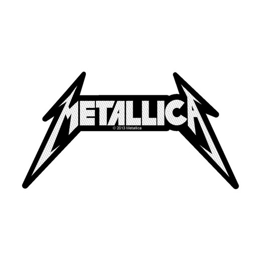 Parche Metallica: Shaped Logo (Loose)
