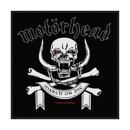 Motörhead - March Or Die Standard Patches
