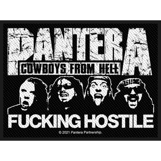 Parche Pantera: Fucking Hostile (Retail Pack)