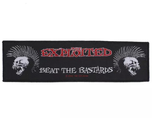 The Exploited Beat The Bastards Long Patches