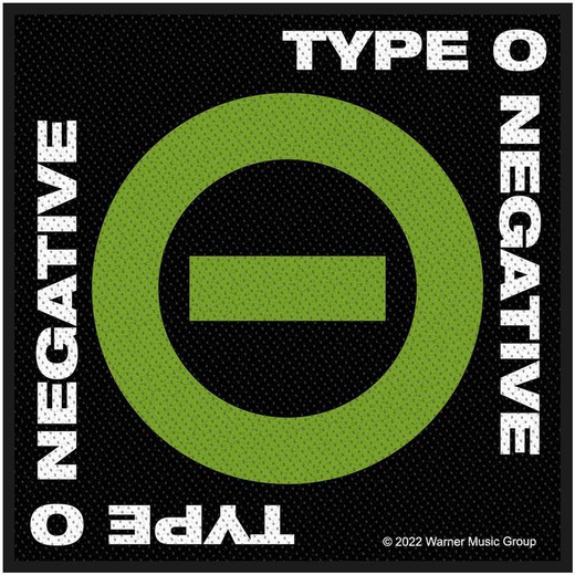 Parche Type O Negative: Negative Symbol