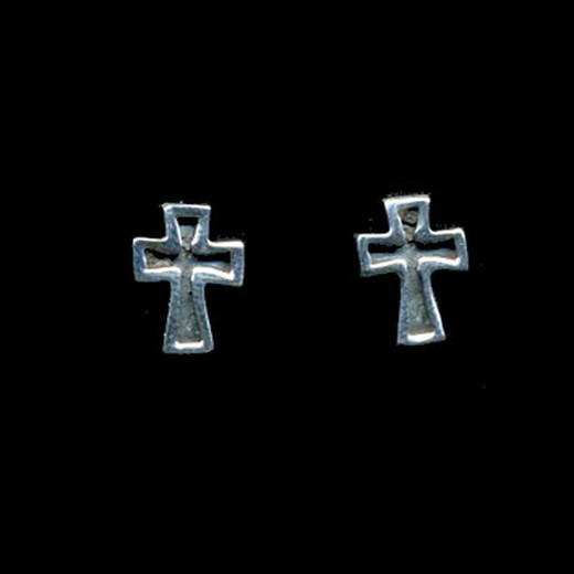 Unity cross earrings