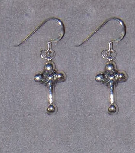 Unity cross earrings