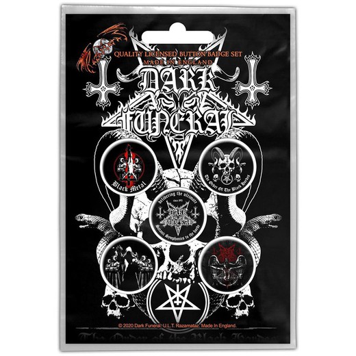 Pins set Dark Funeral: The Black Hordes (Retail Pack)