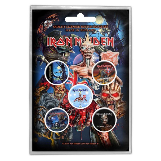 Pins set Iron Maiden: Later Albums (Retail Pack)