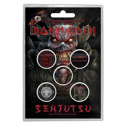 Pins set Iron Maiden: Senjutsu (Retail Pack)