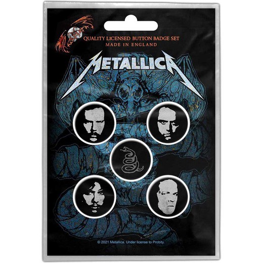 Pins set Metallica: Wherever I May Roam (Retail Pack)