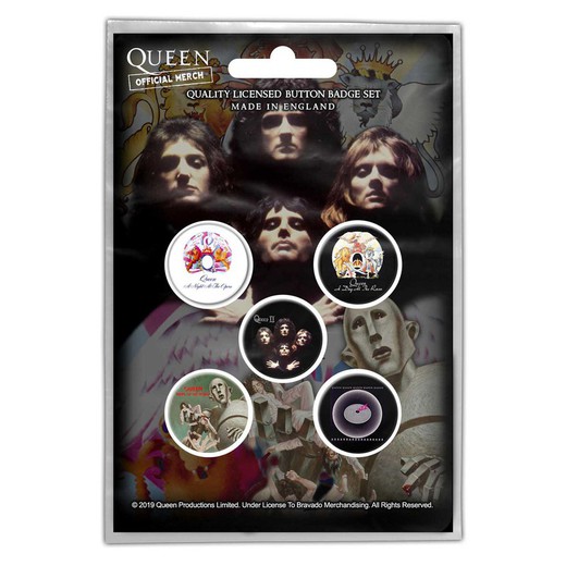 Pins set Queen: Early Albums (Retail Pack)