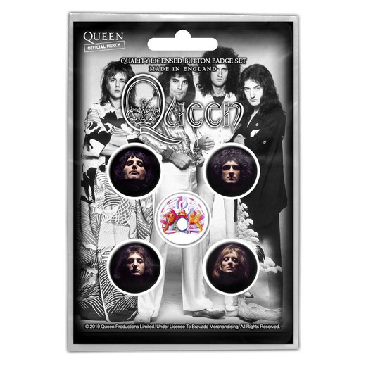 Pins set Queen: Faces (Retail Pack)