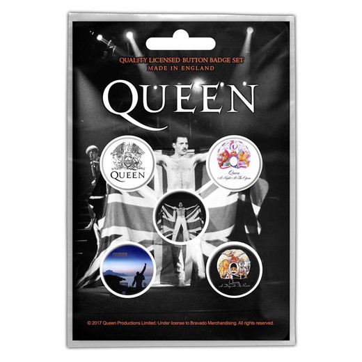 Pins set Queen: Freddie (Retail Pack)