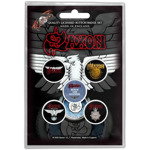 Pins set Saxon: Wheels Of Steel (Retail Pack)