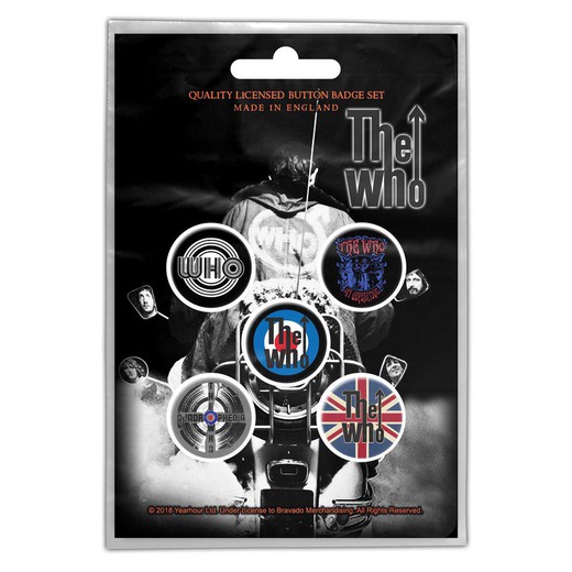 Pins set The Who: Quadrophenia (Retail Pack)