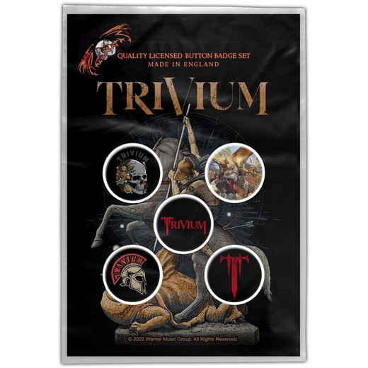 Pins set Trivium: In The Court Of The Dragon