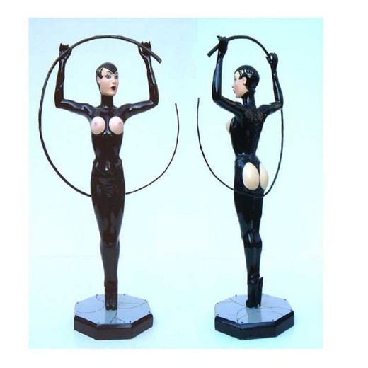 "Pin-up Statue Whip 10" ""