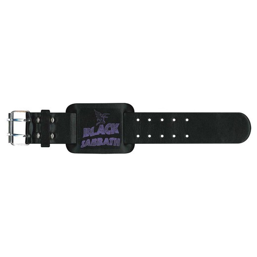 Black Sabbath leather bracelet.