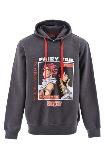 Sudadera Cap Fairy Tail Grey