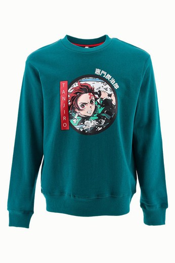 Sudadera Demon Slayer Green