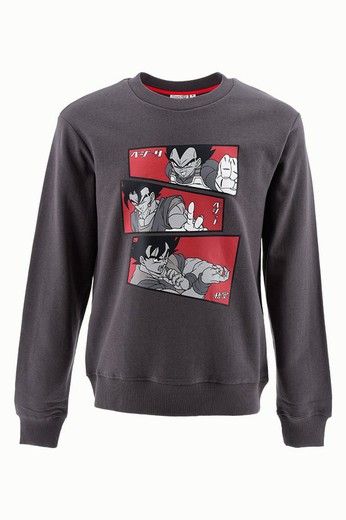 Sudadera Dragon Ball Grey