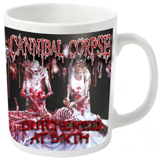 Mug Cannibal Corpse - Boucher (Blanc)