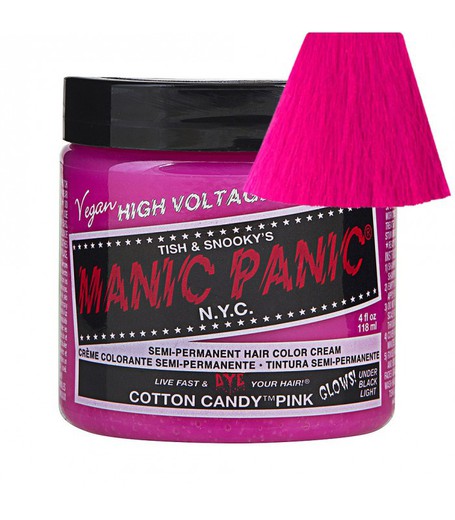 Teinture pour les cheveux rose barbe à papa Manic Panic Classic