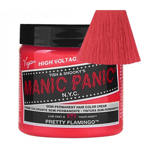 Tintura de cabelo Manic Panic Classic Pretty Flamingo