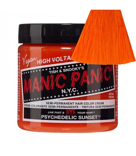 Teinture pour les cheveux au coucher du soleil psychédélique classique Manic Panic