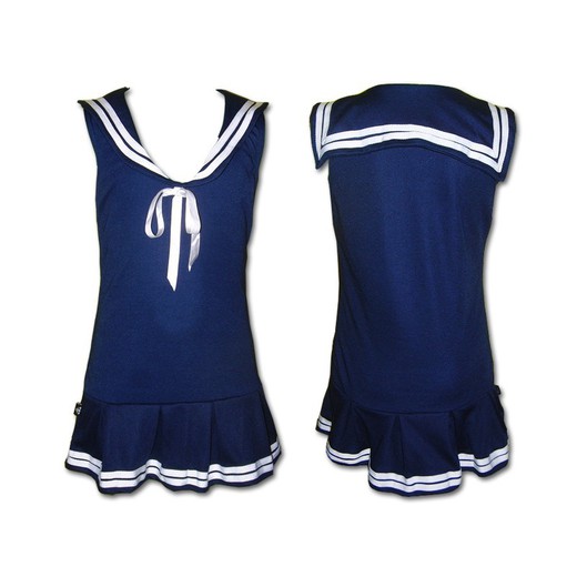 Pin-Up Dress Girl Blu Navy