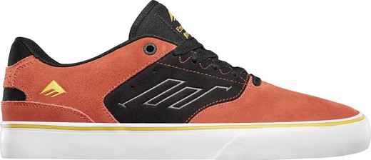 Sapato Emerica The Low Vulc preto / laranja / amarelo
