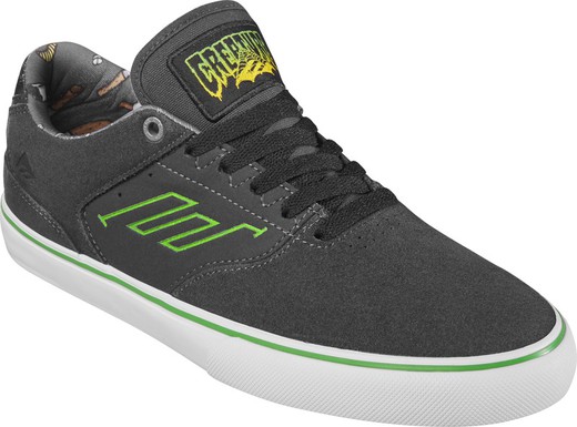 Zapatilla Emerica The Low Vulc X Creature charcoal