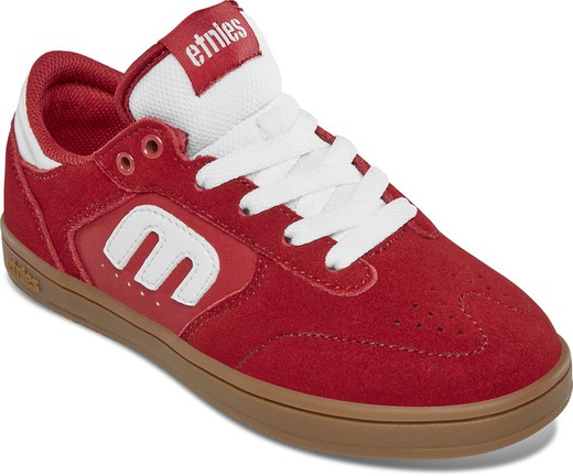 Zapatilla Etnies Kids Windrow red/white/gum