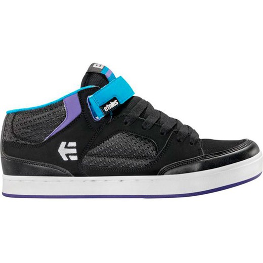 Number Mid Sneakers Black / Blue / Purple