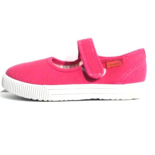 Baby Shoes Cuqui-Synthetic Fabric Fucsia
