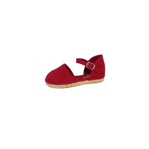 Baby Shoes Cuqui-Synthetic Fabric Red