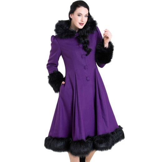 Manteau violet Elvira