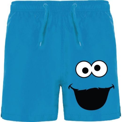 Bañador Barrio Sesamo Triki Azul Turquesa T